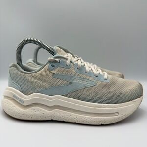 Brooks Ghost Max Women Size 6.5 Running Shoes Athletic Sneakers Blue Cream